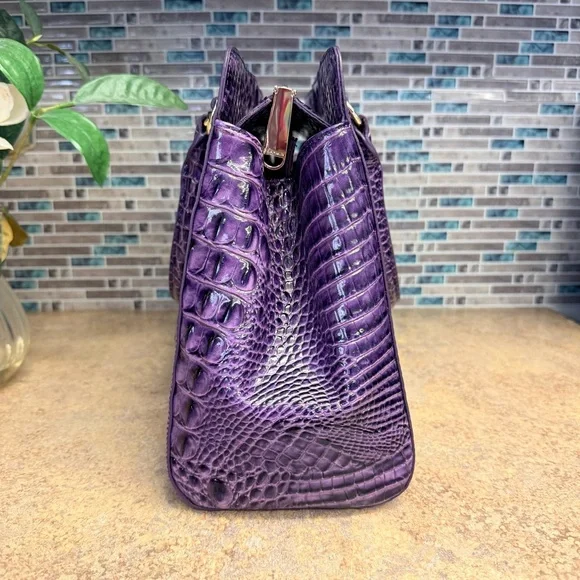 NWT Brahmin Small Finley Heroic Purple purse - Picture 4 of 7